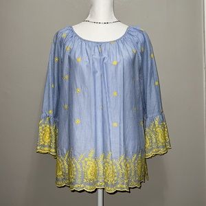 Ruby Rd embroidered blouse size medium NWOT